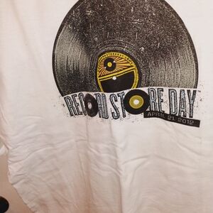 White Record Store Day Graphic T-Shirt